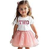 IZYJOY Birthday Girl Shirts 2nd 3rd 4th 5th 6th 7th 8th 9th Girl Birthday Tshirt Kid Bday Outfit Sequin Embroidered Party Tee