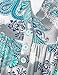 SeSe Code Women's Crewneck Button-up Ruched Short Sleeve Tunic Shirt Blue