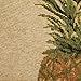 Brentwood Panama Jacquard Chenille 18-by-18-inch Knife Edge Decorative Pillow, Pineapple