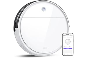 OKP Robot Vacuum Cleaner 2500Pa, 120 Min Runtime, Robotic Vacuum Cleaner with Schedule, WiFi/App/Alexa, Self-Charging, Slim Design, Quiet, Perfect for Hard Floors, Pet Hair, Carpets, K5