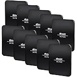 eBoot 10 Pieces Sticky Gel Pads Non-slip Pads Cell Pads Anti-slip Mats for Wide Applications, Black
