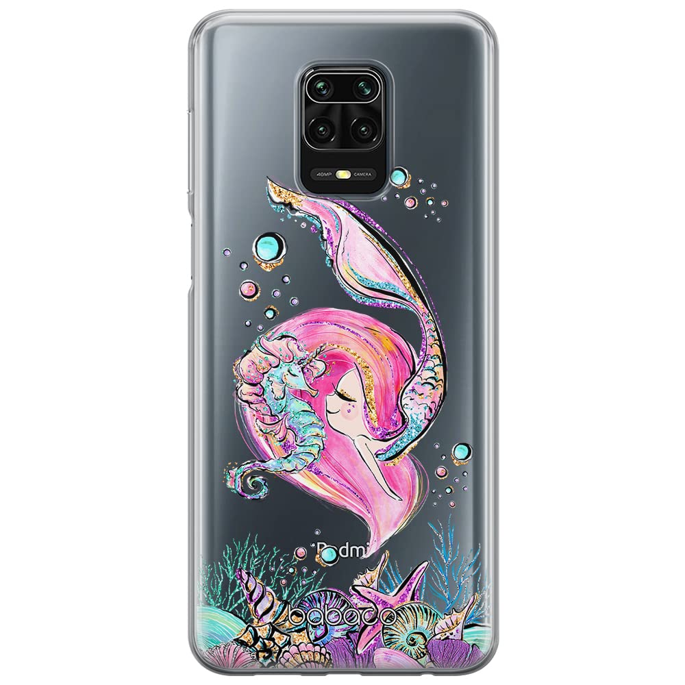 Babaco ERT GROUP mobile phone case for Xiaomi REDMI NOTE 9 PRO/ 9S original and officially Licensed pattern Ocean 002 optimally adapted to the shape of the mobile phone, partially transparent