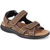 DOCKERS Mens Newpage Outdoor Sport Sandals for Men - Memory Foam Comfort and Adjustable Straps