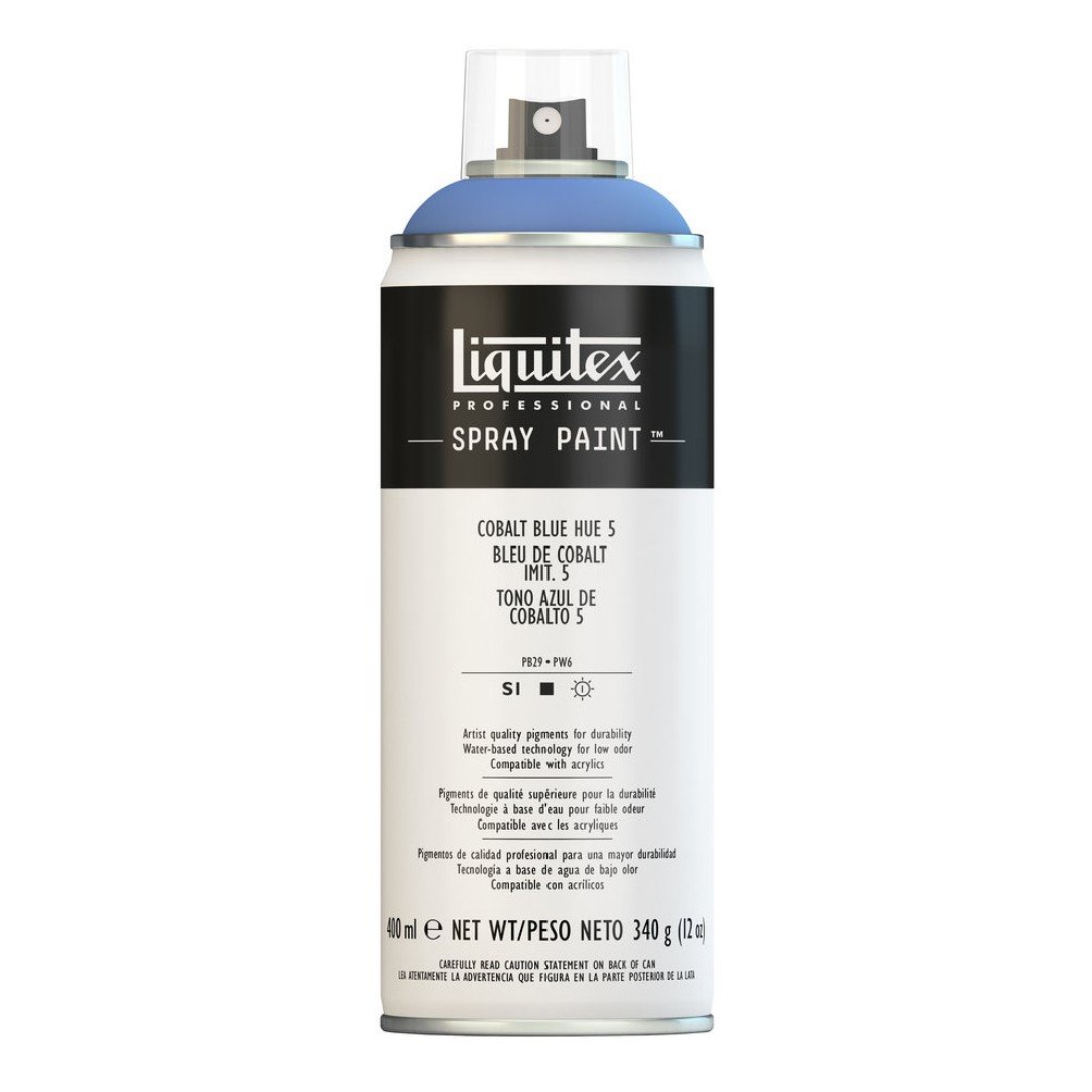 Liquitex 4455381 Professional Spray Paint 400 ml, Cobalt Blue Hue 5
