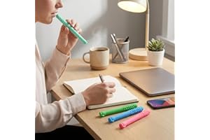 3Pcs Chewable Essential Oil Breath Stick Portable Silicone Chewable Stick for Students Office Worker Adult