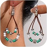 Western Earrings for Women Bohemian Turquoise Dangle Country Concert Fashion Western Jewelry Accessories