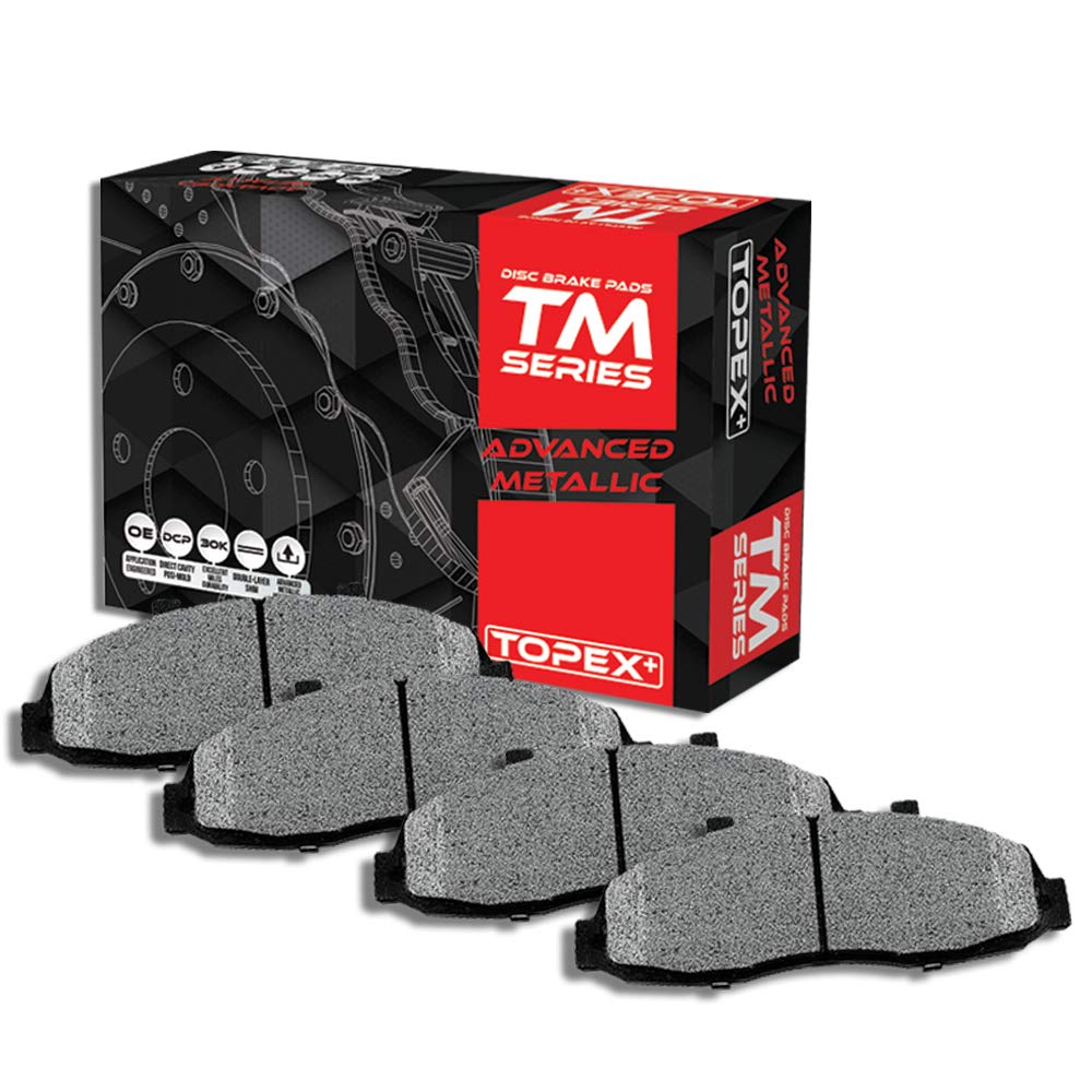 TOPEX Rear SemiMetallic Brake Pads for Dodge Avenger Jeep Compass