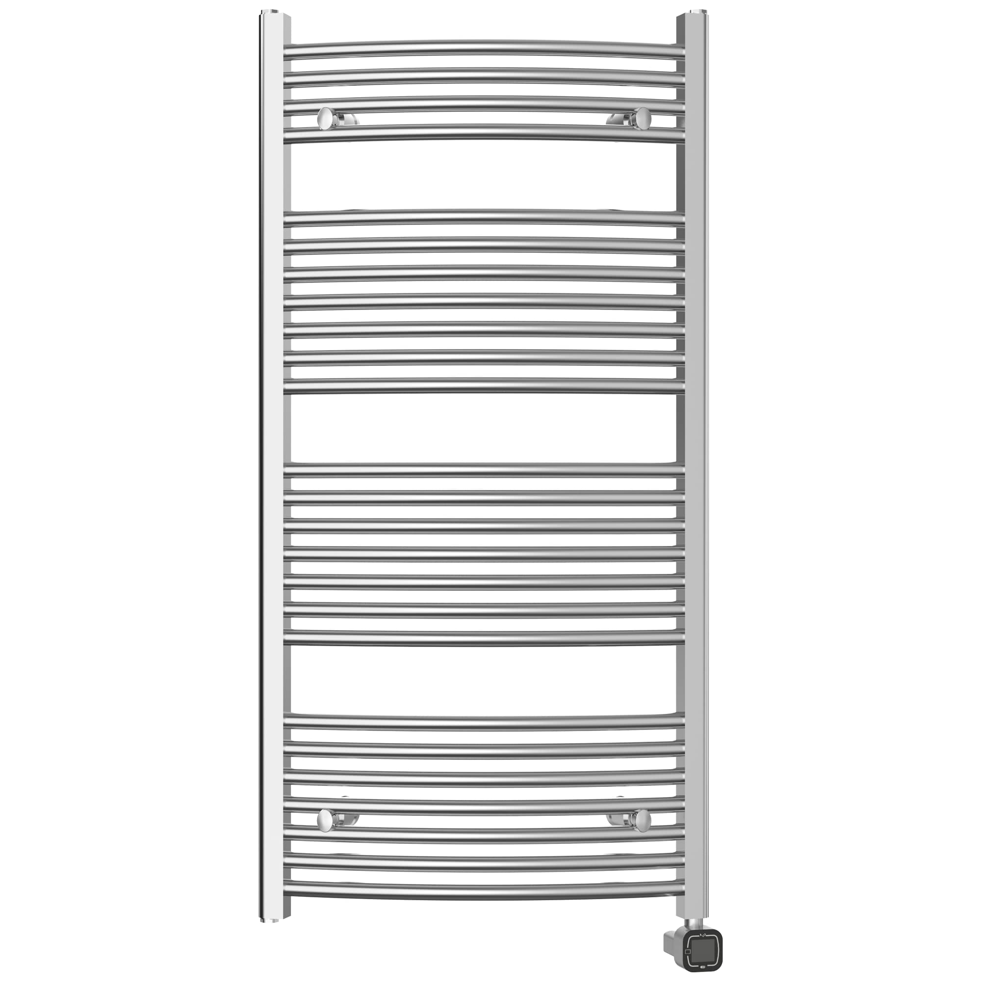 Photo 1 of ***FOR PARTS ONLY/NON-FUNCTIONAL** HEATGENE Smart Towel Warmer with Timer and Temperature Control, Plug-in/Hardwired Towel Rack Heater Compatible with Alexa and Google Home, Large Liquid Filled Smart Towel Heated Rails, Chrome