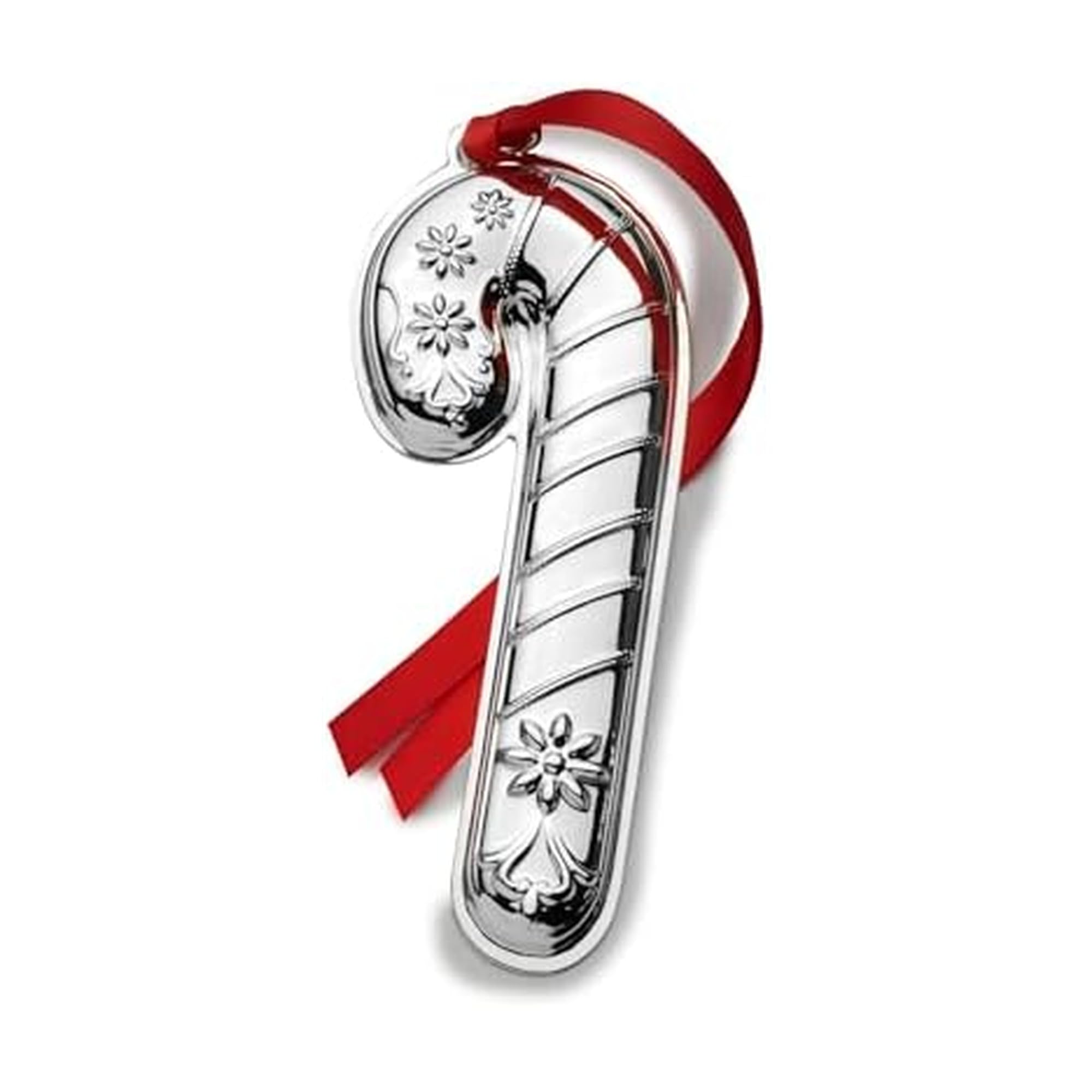 Wallace 2025 Sterling Silver Candy Cane Ornament 18th Edition Image