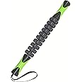 Muscle Roller, Kamileo Massage Roller Stick for Relieving Muscle Soreness Cramping Tightness Athletes Legs Back Calf Body Joints Recovery Therapy Tool(Manual, Workout Poster Included) - Classic Black