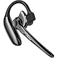 AMINY Wireless Bluetooth Headset with Dual Microphone Noise Cancelling,Auriculares Bluetooth Earpiece 30 Hrs Talking Time V5.3 Bluetooth Earphones Wireless Headset for Trucker/Driving/Office