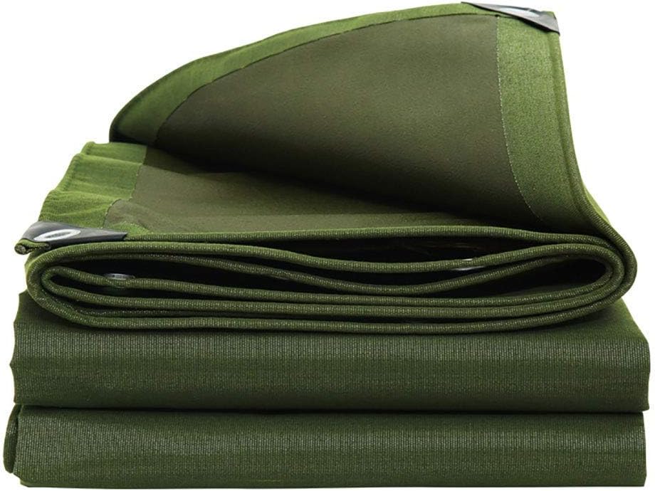 GOG Outdoor Multipurpose Tarpaulin-Tarpaulin 35-Mil Poly Canvas Waterproof Truck Tarp with Grommets, Heavy Duty Sunscreen for Open Storage Cover/Camping, 2/3/4/5/6M,3Mx3M
