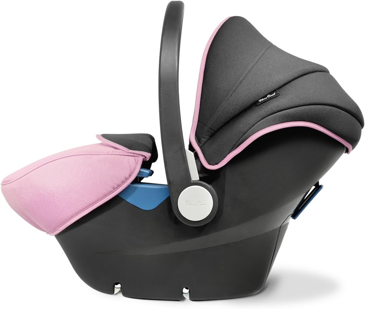 pink silver cross car seat