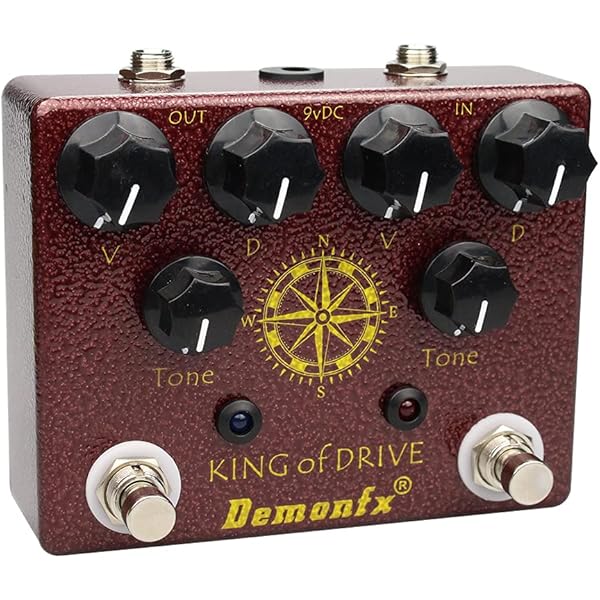 Amazon.com: Demonfx Dual Gun 2 Channel Blues/Rock Overdrive 