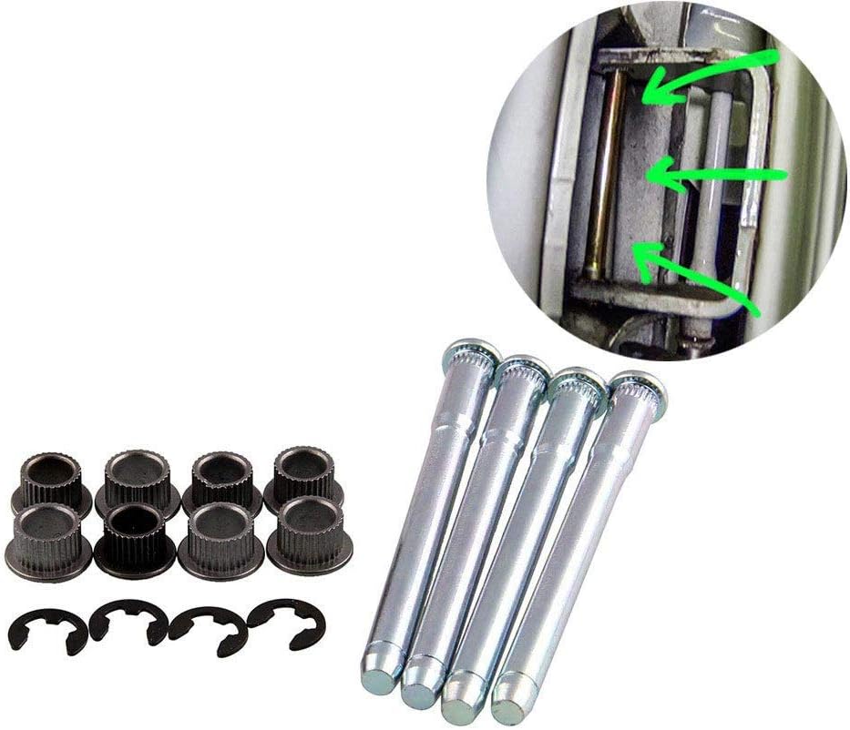 BEESCLOVER For 1994-2004 Chevy S10 GMC S15 Door Hinge Pins Pin Kit as shown