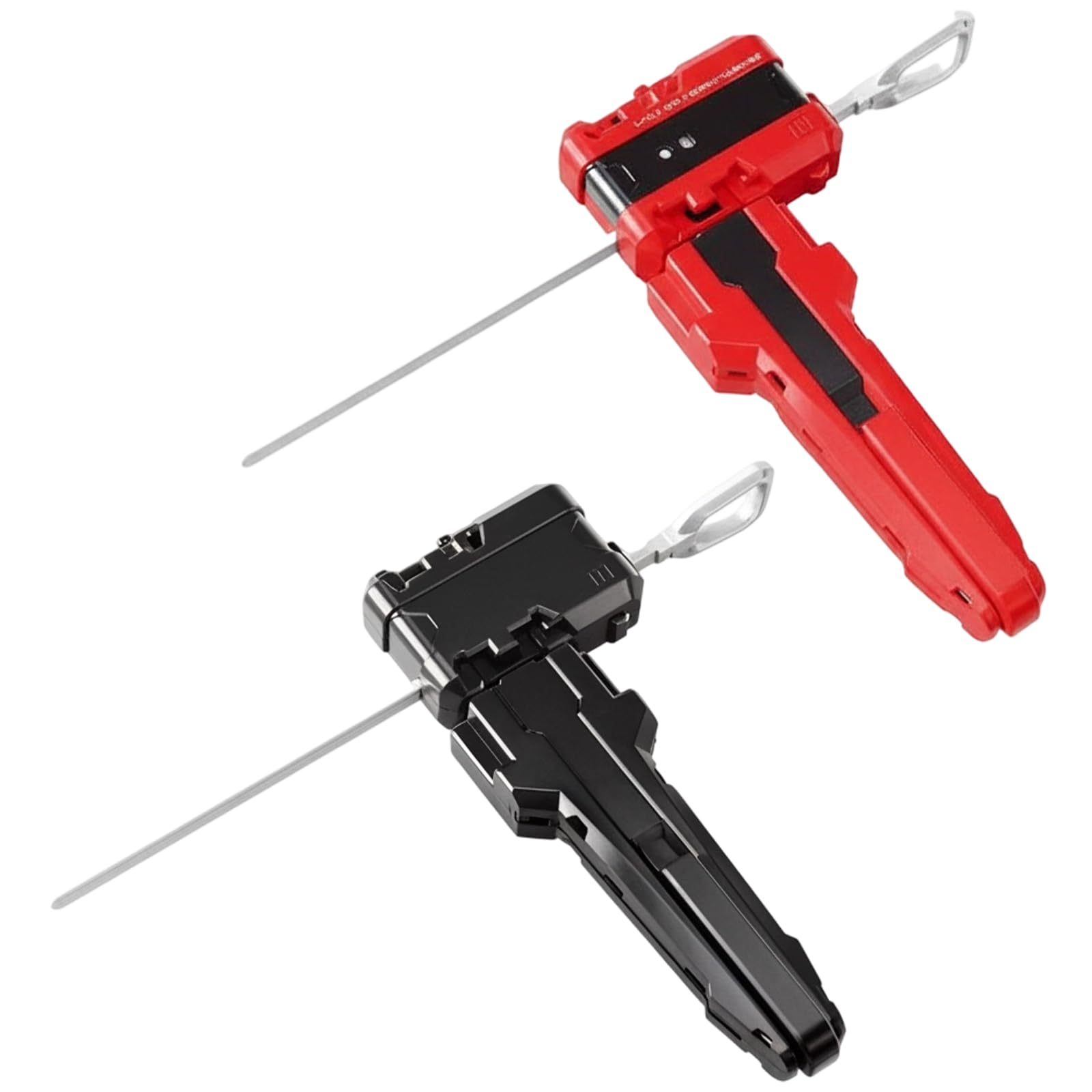 Spinning Top Launcher, 2 Pack Launcher Set with Red and Black Design, Durable Spinner Launcher for Smooth Performance, Great for Indoor and Outdoor Play age 14+