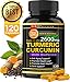 Turmeric Curcumin 2600mg. Anti Aging Support. Joint Support. Promotes Natural Weight Loss and Heart Health, with Bioperine (Black Pepper) 120 High Quality Veggie Capsules. Non GMO. Made in USA.