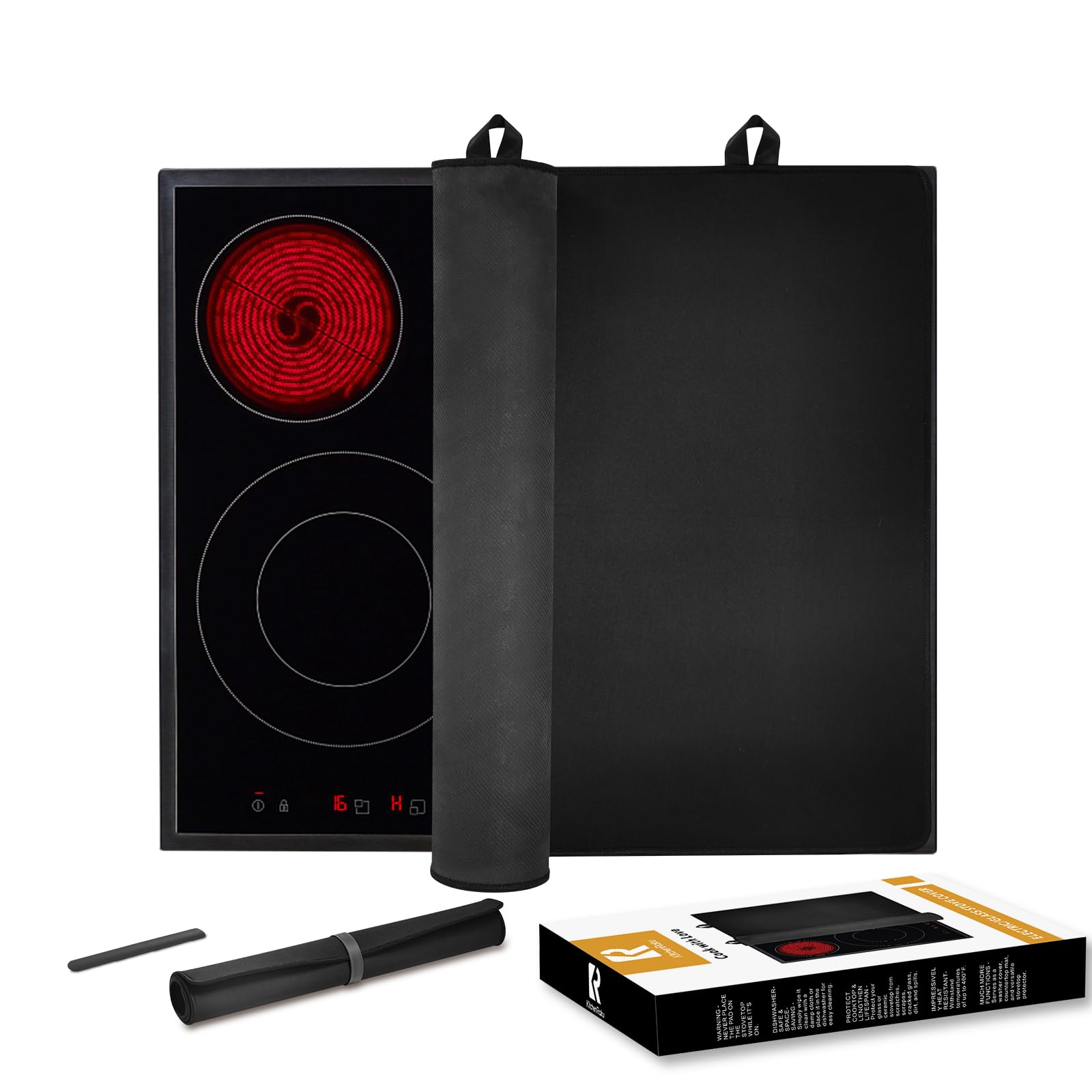 Photo 1 of ***used***KitchenRaku Stove Cover 20.4" x30.7",Stove Top Covers for Electric Stove, Ceramic Glass Cooktop Protector, Electric Stove Cover, Glass Top Stove Cover, Heat Resistant Glass Stove Top Covers