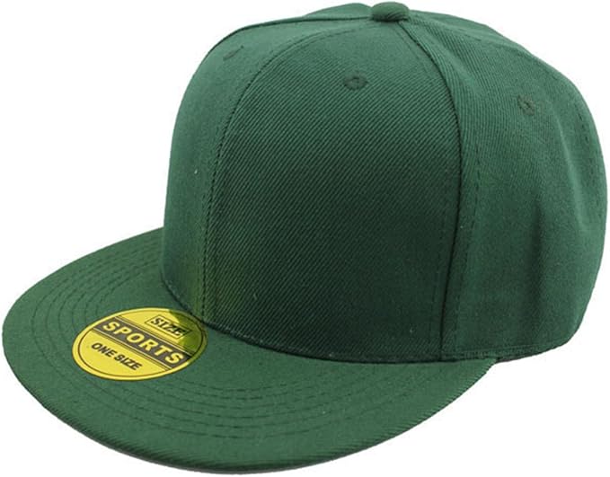 Amazon Xy Fancy 19色 キャップ 帽子 無地 ベースボールキャップ キャップ ストリート 野球帽 キッズ 子供 男性 女性 スナップ 平らつば アクセサリー メンズ レディース 男女兼用 ダークグリーン キャップ 通販