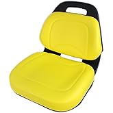 E-AM136044 Deluxe Yellow Seat for John Deere X530, X520 (s/n 020001>), X500 (s/n 020001>), X360, X340, X324, X320, X300R, X304, X300, X305R, X310, X330, X350, X350R,and more.