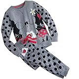 Disney Women's Mickey and Minnie Mouse Pajama Set Multi