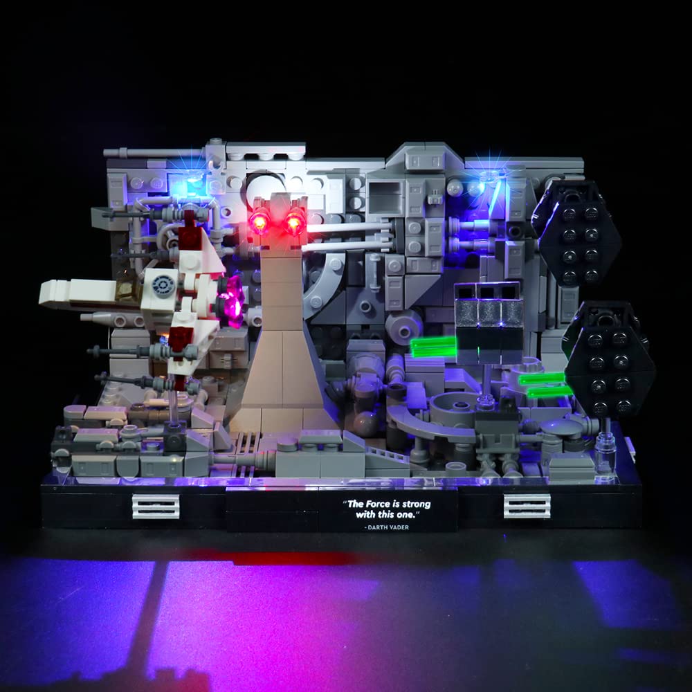 Led Light Kit for Lego Death Star Trench Run Diorama - Not Include Lego Models, Decoration Light Set for Lego 75329 Death Star Trench Run Diorama Set (Standard Version) — image 1