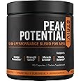 STRIVLABS Peak Potential 12-in-1 Testosterone Support for Men – Strength & Energy Supplement – Natural Muscle Builder with Tongkat Ali, Ashwagandha, Fenugreek, Tribulus – 90 Capsules