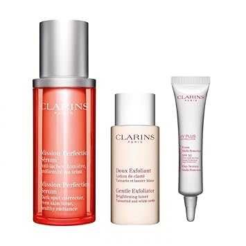 Amazon Com Clarins 30ml Mission Perfection Serum 30ml Gentle Exfoliating Brightening Beauty