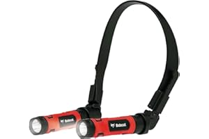 CJ TECH Bobcat Rechargeable Neck Light for Reading, Crafts, and Work – Flexible LED Reading Light Around Neck with 3 Modes, Magnetic Base, Type-C Charging – LED Hand free Work Light Christmas Mens Gifts