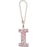 PATIKIL Letter Bag Charm, Bling Glitter Letter Charm Initial Letter Keychains for Woman Bag Accessories