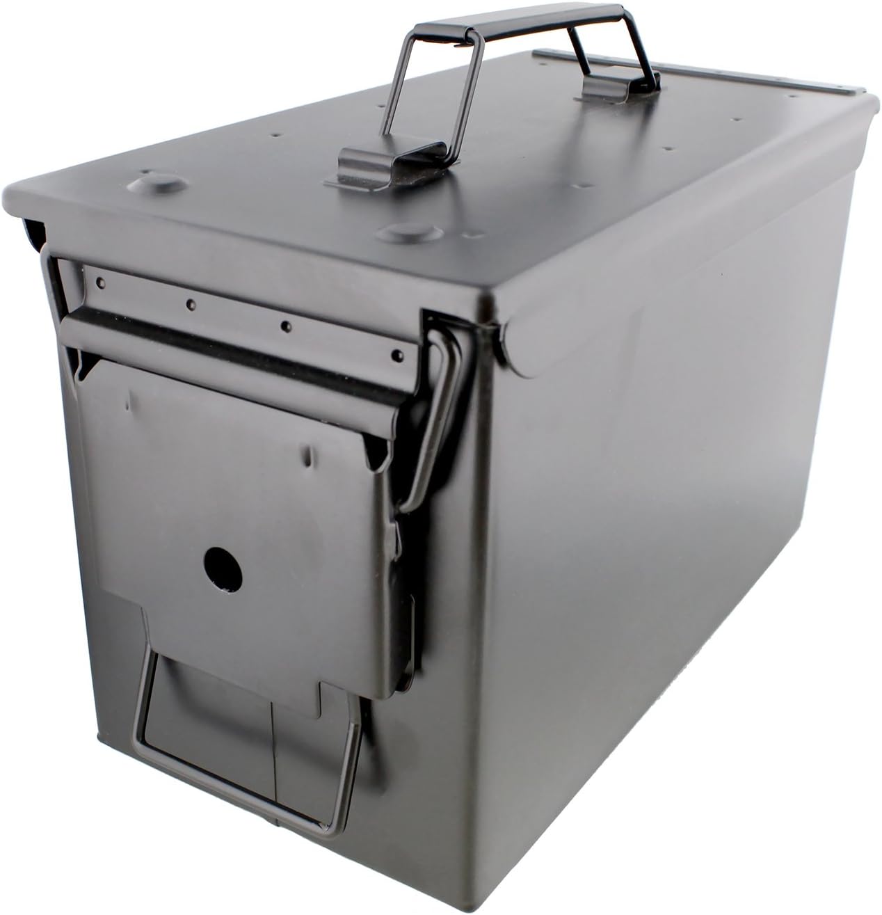 Black Waterproof Ammo Box Military Storage Box MTM 50 Round Flip Top