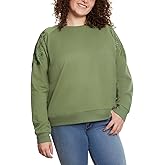 Gloria Vanderbilt Ladies' Pullover with Lace (Green, Large)