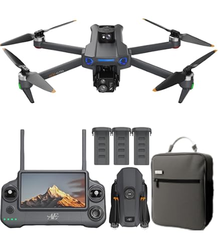 Amazon.com: Cyaxzolp AE86ProMax Drones with camera for Adults 4k,3