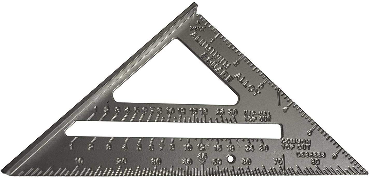 4 X Silverline 734100 Aluminium Alloy Roofing Square 185mm