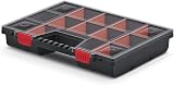 Kistenberg Nor 40 KNO40307 Tool Organiser 10 Compartment Clear Lid 390x290x65mm view 2