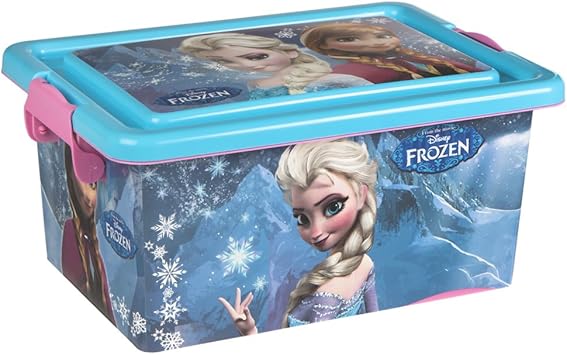 ColorBaby - Caja ordenación 7 litros, diseño frozen (76600): Amazon.es: Juguetes y juegos