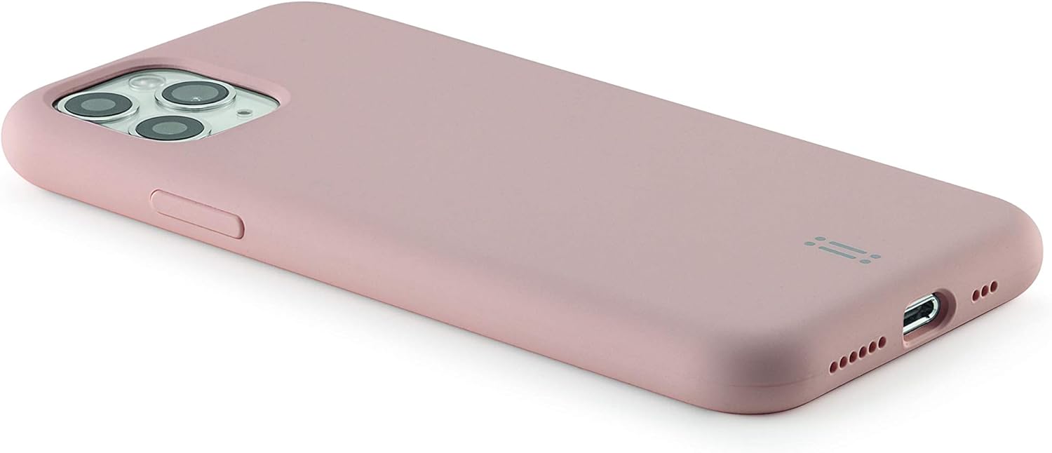 aiino - Strongly Case for iPhone 11 Pro Max, Silicone Case with Microfiber Inner Shell - Pink - Image 3
