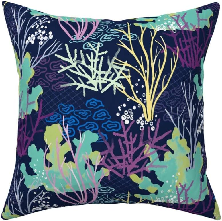 Amazon Com Roostery Throw Pillow Coral Reef Coral Great Barrier