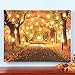 Collections Etc Lighted Autumn Forest Pathway Canvas