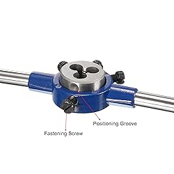 uxcell 10-32 UNF Tap and Die Set with 20mm Round