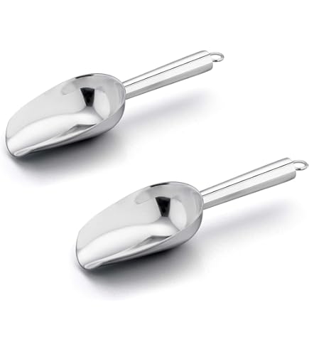 Cuchara Para Hielo De Acero Inoxidable, Forma De Bola De 6 Cm - Ideal Para Servir Y Moldear Hielo En Cócteles
