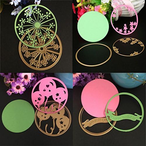 Metal Cutting Dies Stencil Scrapbook Paper Card Craft Embossing DIY Birthday Decoration 4 PCS