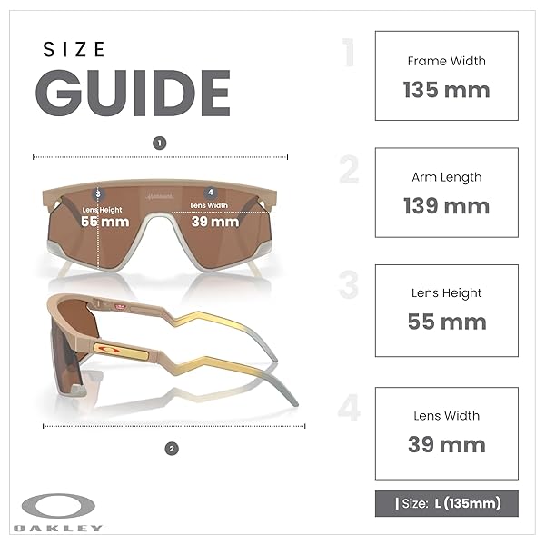 OAKLEY BXTR OO9280 928008 39MM MATTE TERRAIN TAN/PRIZM TUNGSTEN SHIELD SUNGLASSES FOR MEN FOR WOMEN+ BUNDLE ACCESSORY LEASH KIT, MICROFIBER POUCH