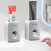 CXYHMG Automatic Toothpaste Dispenser for Kids, Tooth Paste Squeezer, 2Grey