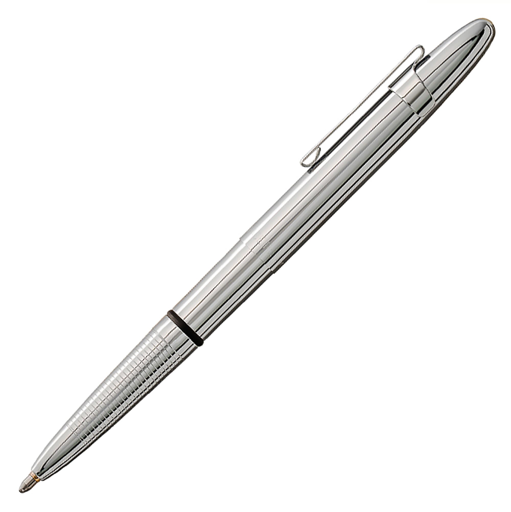Fisher Space Pen Chrome Bullet Space Pen with Clip, Clamshell (S400CL)