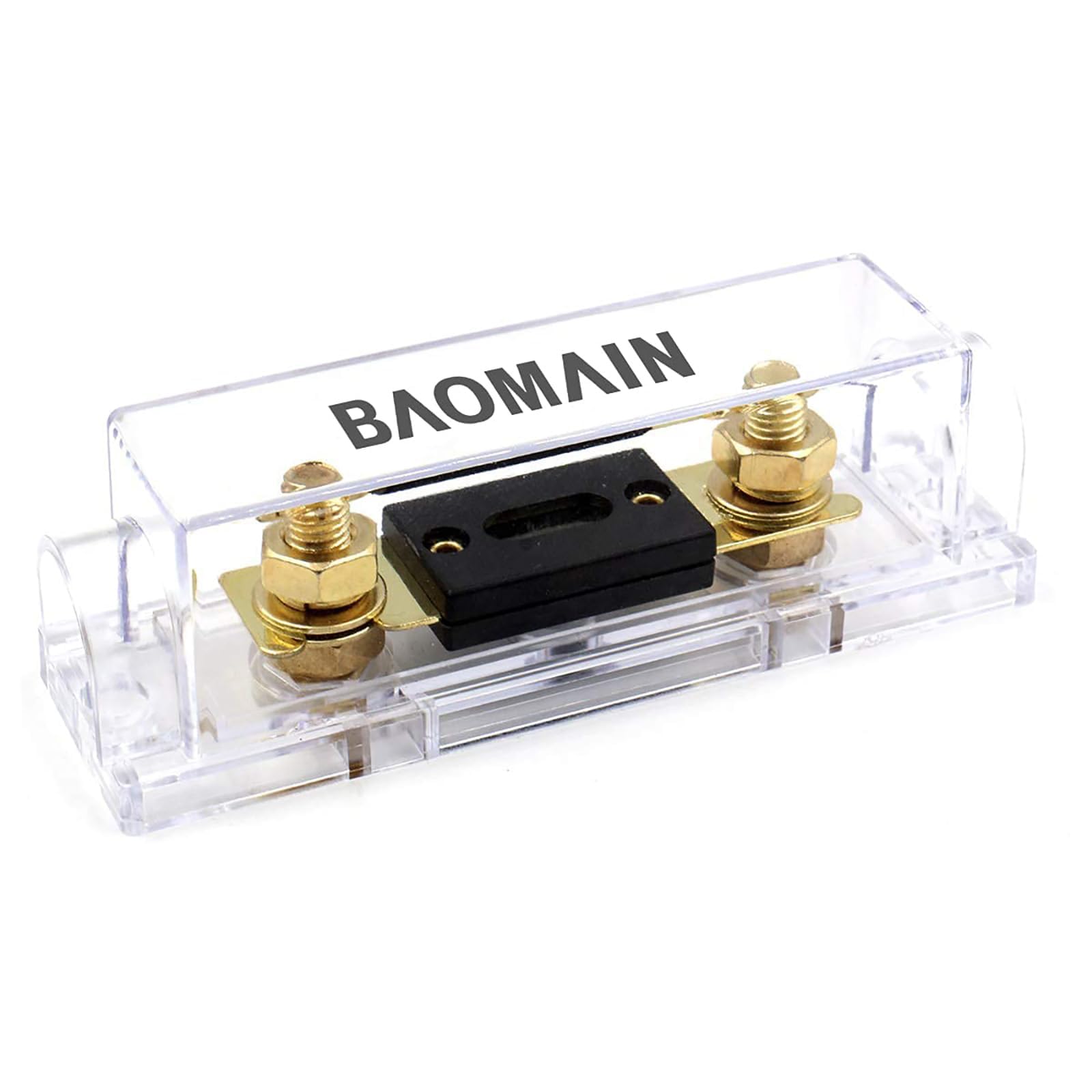 Photo 1 of Baomain ANL Fuse Holder Kit with 500A Fuse – for Car Audio & 12V/24V Systems (500 Amp.)