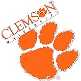 Desert Cactus Clemson University Tigers Sticker Vinyl Decal Laptop Water Bottle Car Scrapbook (4 Inch Set V1)