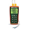 Extech EA15 Easy View Temperature Datalogging Dual Input Thermometer