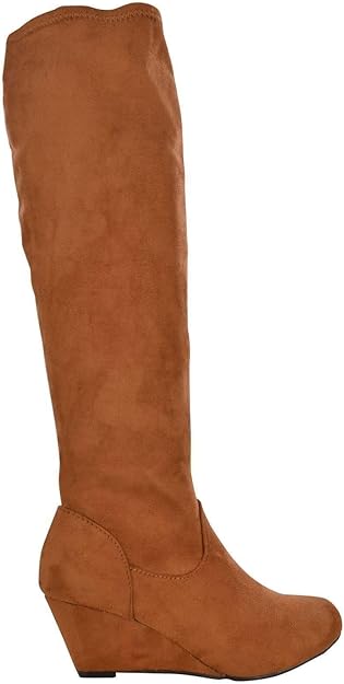 ladies tan knee high boots uk