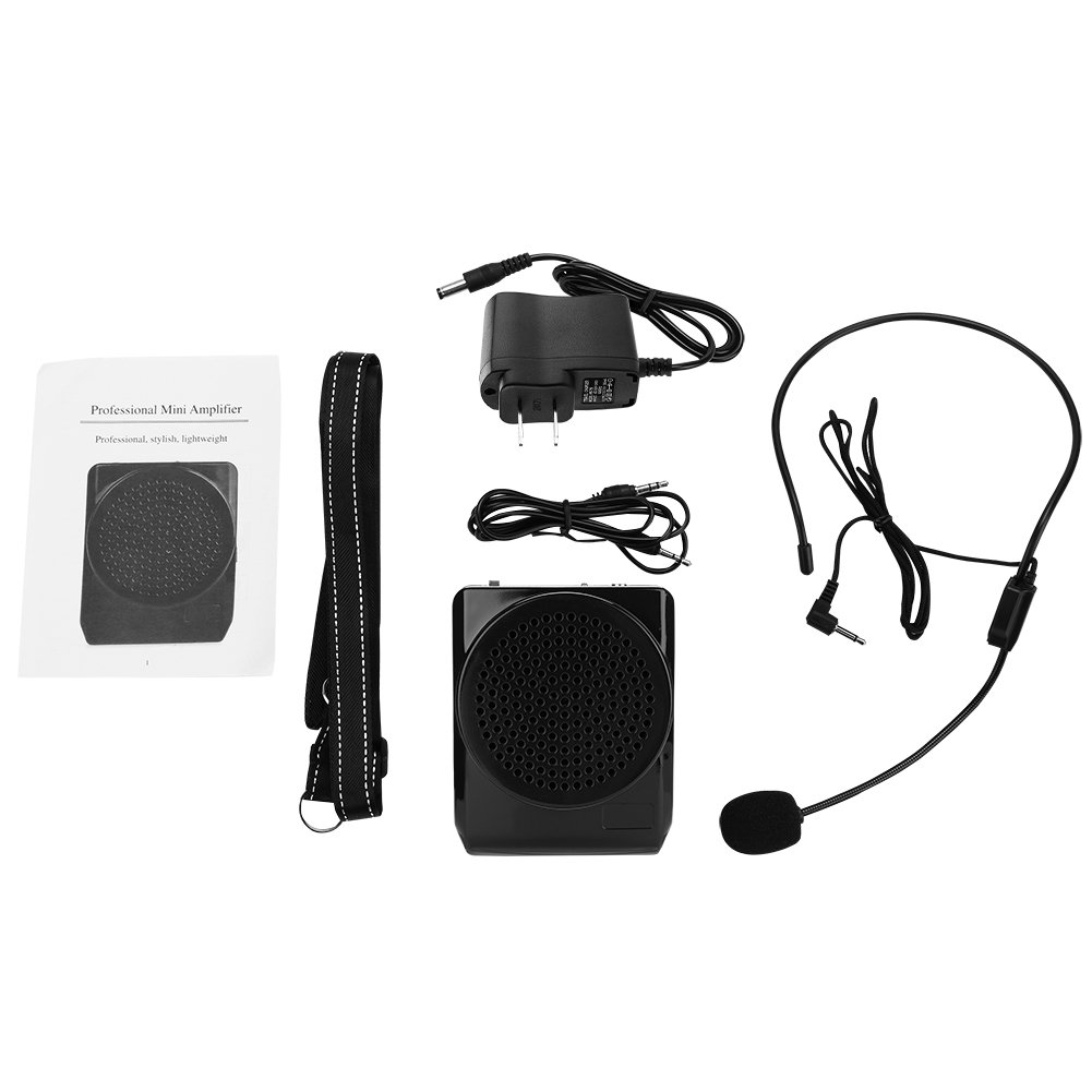 fosa Portable Voice Amplifier, Rechargeable Voice Loud Booster Microphone  Teaching Speaker with Waistband Suitable for Tour Guides, Teachers,  Coaches, ...